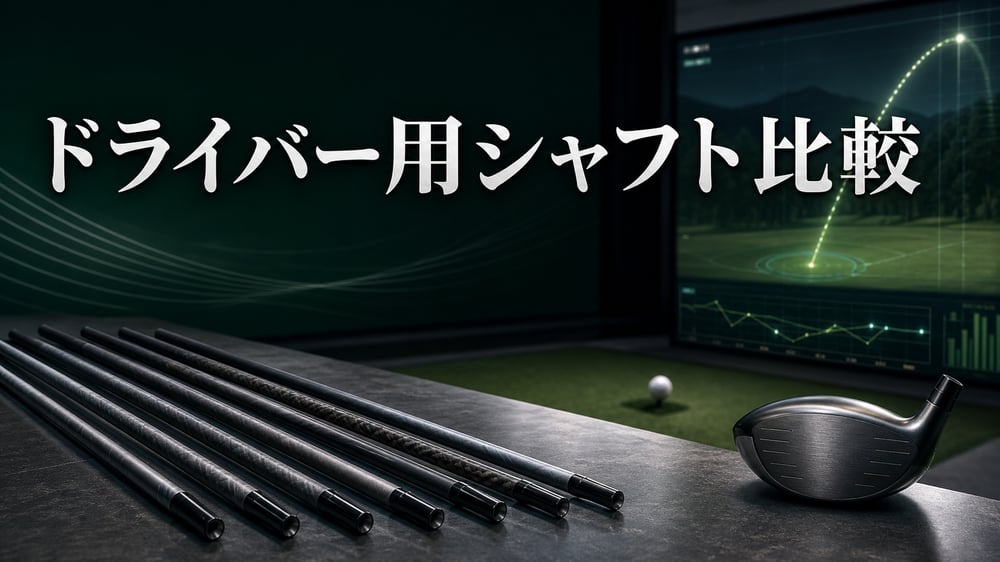 ドライバー用シャフト比較のアイキャッチ画像