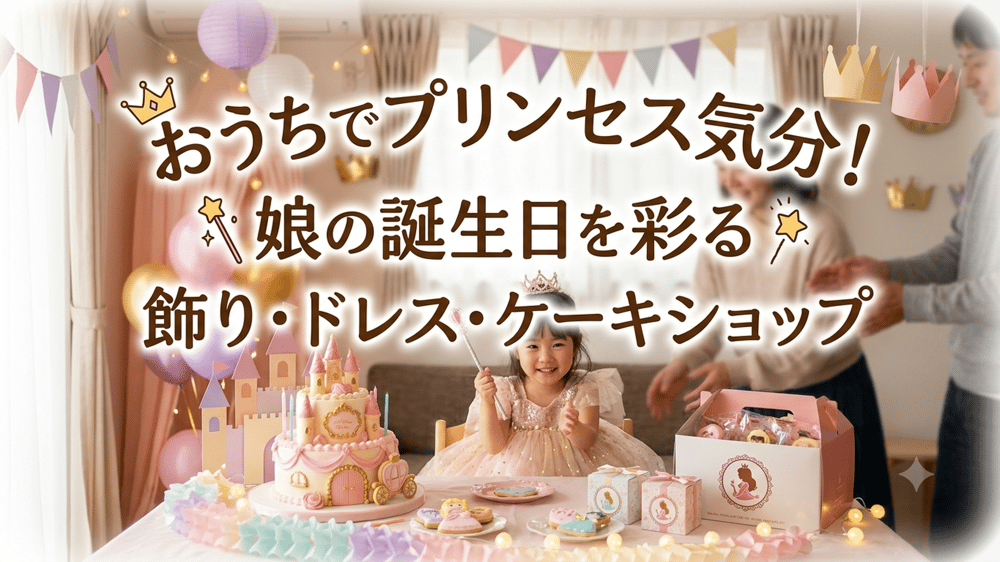 プリンセスをテーマにした娘の誕生日パーティー