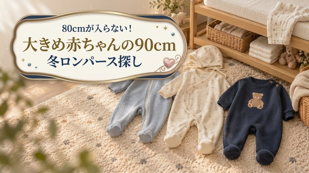 80cmが入らない! | 大きめ赤ちゃんの冬用ロンパースをGAPで見つけました